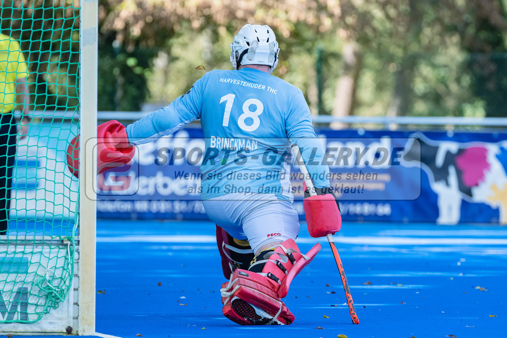 HK_20231001_104926 | 1.Bundesliga Herren Crefelder HTC - Harvestehuder THC am 1.10.2023 CHTC, Krefeld , Brinckmann Anton ( Torwart Harvestehuder THC #18 )