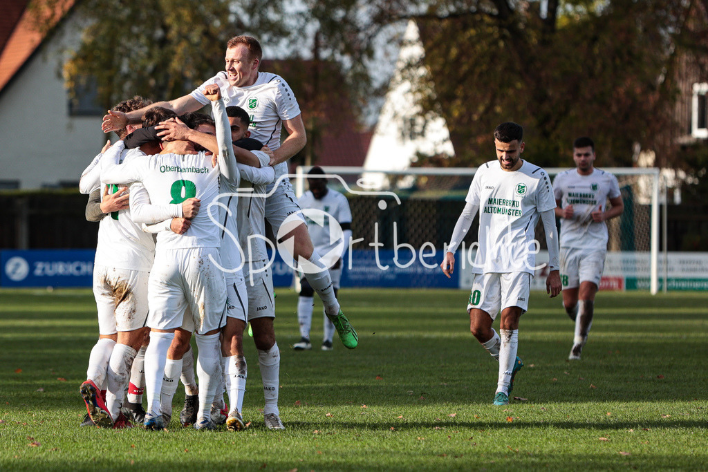 BC Aichach II - SC Oberbernbach | Jubel nach 0-2