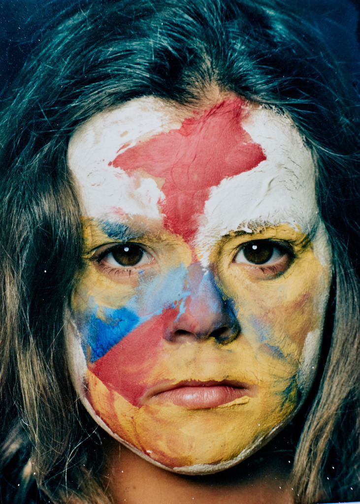 093art_Bee-Braxm_1253 | Werk aus  dem Jahr 1994   Nach einer Aktion im Ritterhausmuseum Offenburg. Kunstmaler Rainer Braxmaier und Modefotograf Wilfried Beege.