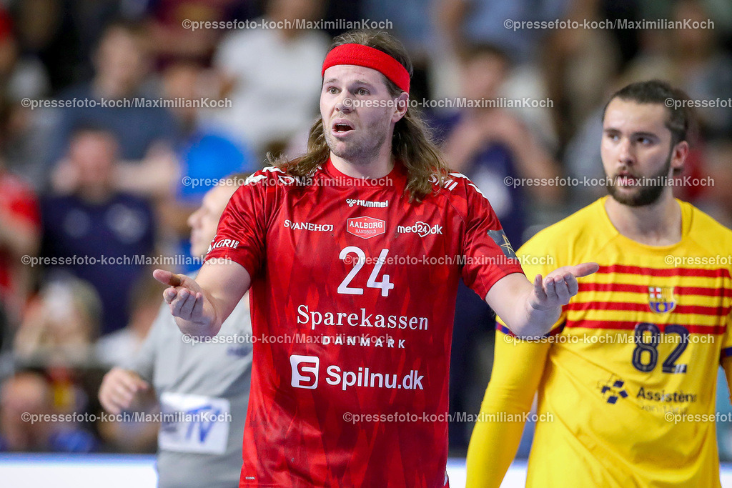 KoeEHF09062402043 | 09.06.2024, Köln, Handball, TruckScout24 EHF FINAL4, Machineseeker Champions League Men, Lanxess-Arena, Finale, Aalborg Handbold - FC Barcelona: Mikkel Hansen (Aalborg Handbold)