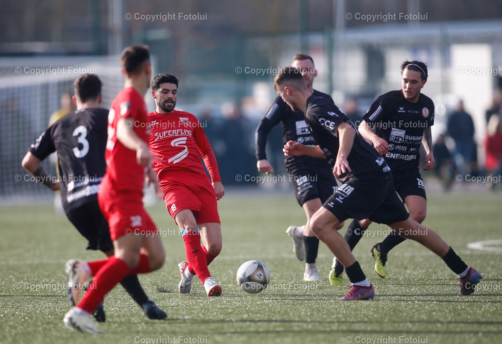 A_LUI_24022024_00005 | SPORT,FUSSBALL,TESTSPIEL ASKOE OEDTVORWAERTS STEYR 24.02.2024 IM BILD:BUENYAMIN KARATAS (OEDT) UND MILAN ZIRIC (V.STEYR)  FOTO:FOTOLUI