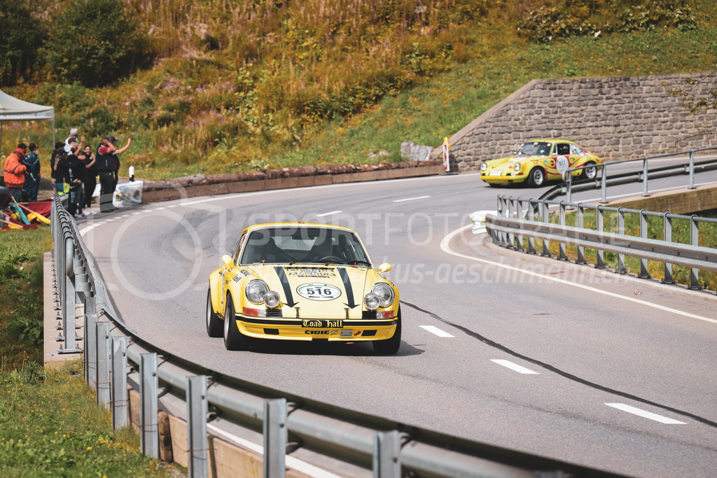21. Arosa ClassicCar 2025 - 7. =September= 2025 | Marco Halter aus Uetikon am See (SUI) in einem Porsche ST aus dem Jahre 1972 mit Startnummer 516 am Arosa ClassicCar 2025 in der Kategorie Competition..@arosaclassiccar, @arosa.official, #arosaclassiccar, #arosa, #76curves, #classiccarBild: Sportfotografie Markus Aeschimann | www.markus-aeschimann.ch - Realisiert mit Pictrs.com