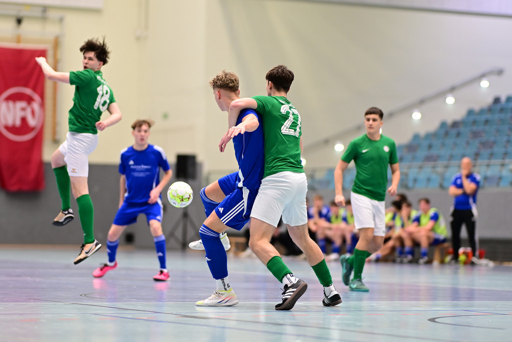 Futsal I Junioren I Saison 2024-2025 I NORDFV Regionalmeisterschaft I 080558 | Der Sportfotograf. - Realisiert mit Pictrs.com