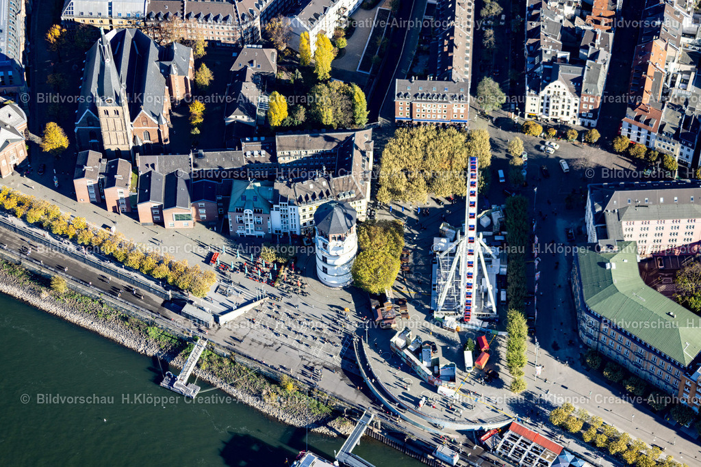luftbild-duesseldorf-altstadt-burgplatz-rheinterrassen-kasematten-8907 | Luftbildfotografie Hermann Klöpper - Realisiert mit Pictrs.com