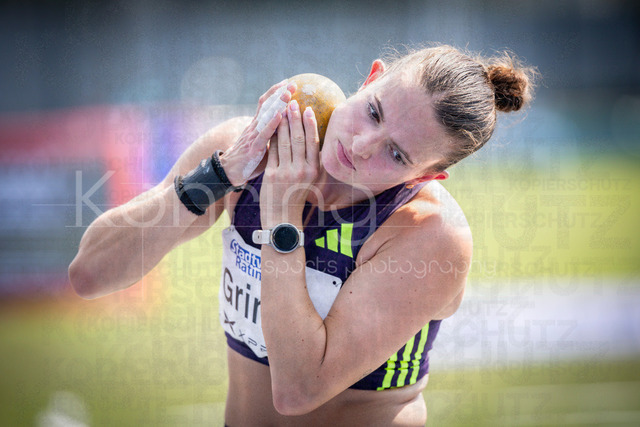 Multisport Event; Ratingen, 27.06.2026 | RATINGEN, GERMANY - JUNE 27, 2026 : Vanessa Grimm (GER / Germany) competing in the heptathlon’s shot put during the Multisport Event at Stadion Ratingen on June 27, 2026 in Ratingen, Germany.