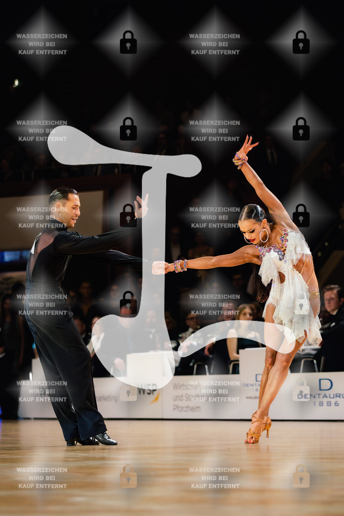 Goldstadtpokal 2025 - WDSF World Open Latin 6th (23) Tomer Zveniatsky _ Elizaveta Pustornakova (Israel)-2025-01-25-2062 | Webshop for digital downloads and prints of dance sport, event & show photographer Julian Link - Realisiert mit Pictrs.com