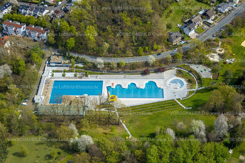 Witten230402227 | Luftbild, Freibad Annen, Annen, Witten, Ruhrgebiet, Nordrhein-Westfalen, Deutschland