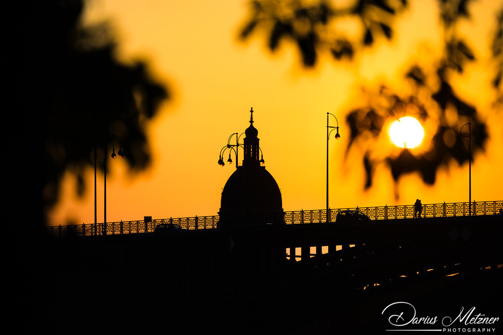 Sonnenuntergang in Mainz | Sonnenuntergang in Mainz fotografiert aus Mainz-Kastel