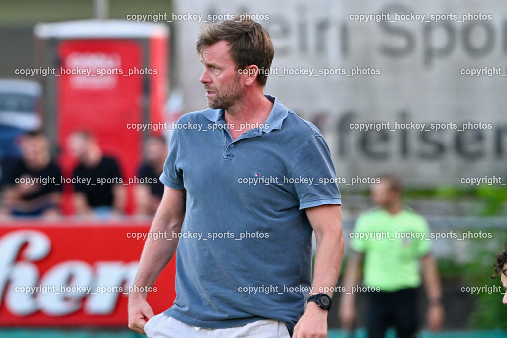SV St.Jakob vs. SAK | Headcoach St.Jakob Thomas Franz Höller, SV St.Jakob vs. SAK, SV St.Jakob vs. SAK am 23.08.2024 in St. Jakob im Rosenthal (Sportplatz St. Jakob), Austria, (Photo by Bernd Stefan)
