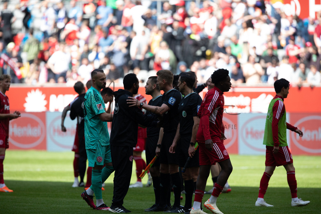Fortuna Düsseldorf vs. Karlsruher SC | Düsseldorf, 30.04.2023: 2. Bundesliga, 30. Spieltag, Fortuna Düsseldorf gegen Karlsruher SC in der Merkur Arena in Düsseldorf. Foto: sportfotografie.ms | Markus Paletta - Realisiert mit Pictrs.com