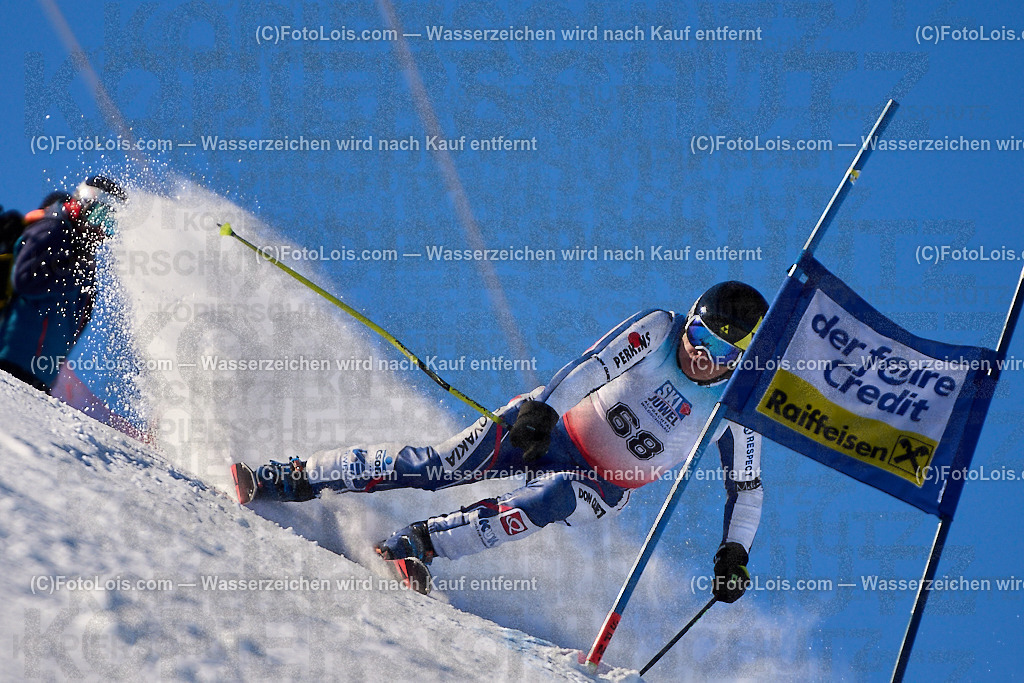ALP4240_MASTERS-Cup_GS-A Herrn_Trstensky Milan | (C)FotoLois.com, Alois Spandl. FIS Masters-Cup Wildschönau, Giant Slalom auf der Piste Schatzberg GS, Siegerehrung auf dem Dorfplatz Niederau, Sa 13. Januar 2024.