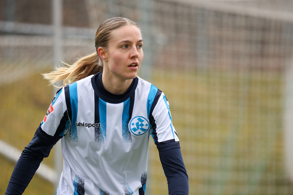 20260329-FCH-WaldebeneStuttgart_017 | 1.FC Heidenheim 1846 vs. FSV Waldebene Stuttgart, Fußball, Frauen, Oberliga, 2025/2026, 15. Spieltag, 29.03.2026 in Heidenheim, Kunstrasen b. Voith-Arena West(Foto: Michael Bulling) - Realisiert mit Pictrs.com