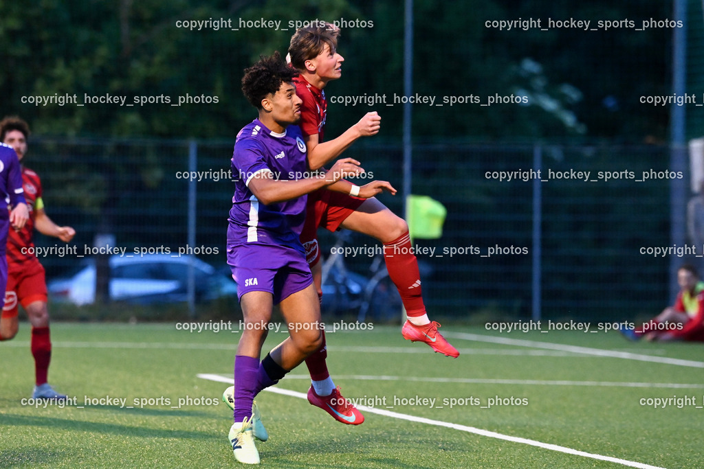 Austria Klagenfurt Amateure vs. St. Jakob im Rosenthal | #8 Naldo Aparecido Rodriguez Austria Klagenfurt, #5 Florian Rappitsch St. Jakob, Austria Klagenfurt Amateure vs. St. Jakob im Rosenthal, Austria Klagenfurt Amateure vs. St. Jakob im Rosenthal am 16.05.2025 in Klagenfurt (Wörthersee Stadion ), Austria, (Photo by Bernd Stefan)