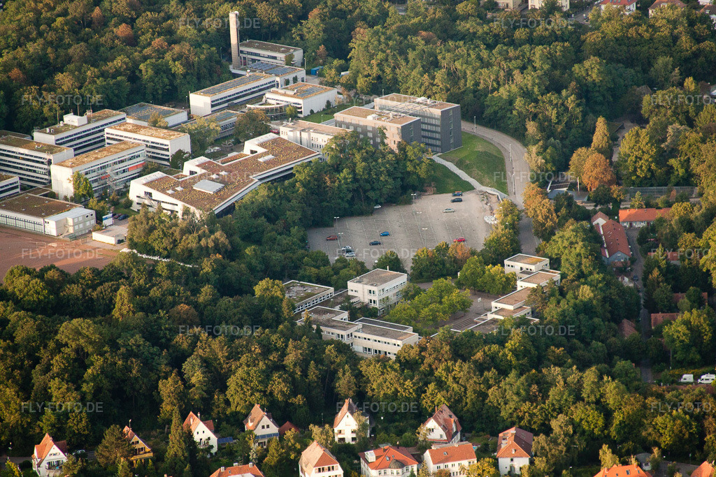 Luftbild: Rheinland-Pfälzische Technische Universität, Campus Landau in Landau in der Pfalz im Bundesland Rheinland-Pfalz in Deutschland. Foto: IMG_32972.jpg vom 03.09.2010 durch Werner Riehm/FLY-FOTO.derptu.de - RPTU Rheinland-Pfälzische Technische Universität Kaiserslautern-Landau