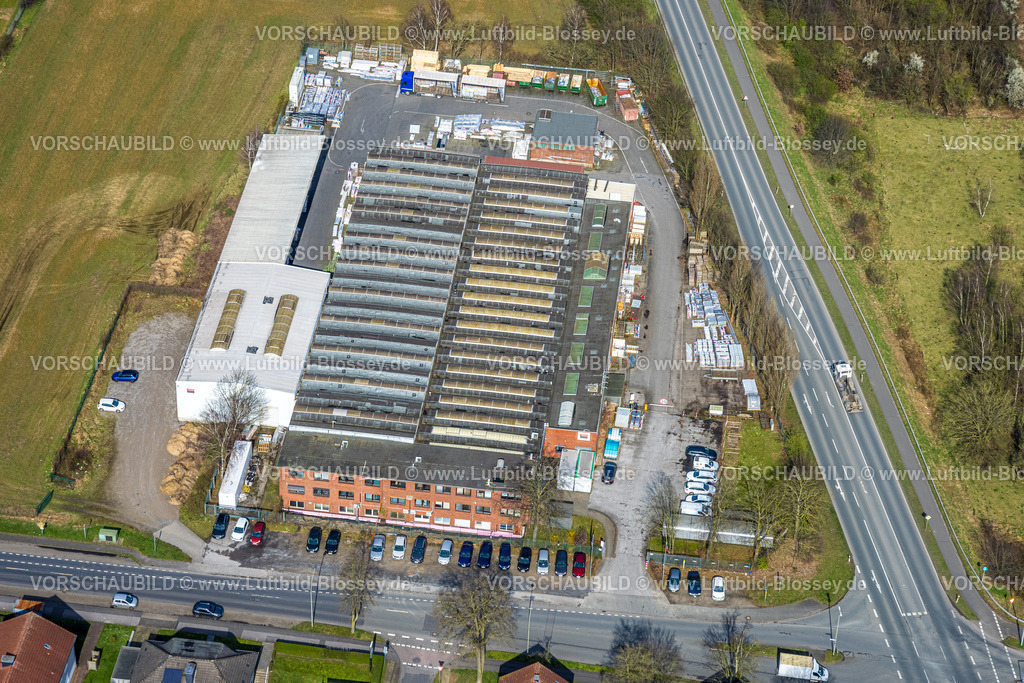 Huenxe240309812 | Luftbild, Werk VELUX Commercial Production DE Voerde GmbH, Friedrichsfeld, Voerde, Nordrhein-Westfalen, Deutschland
