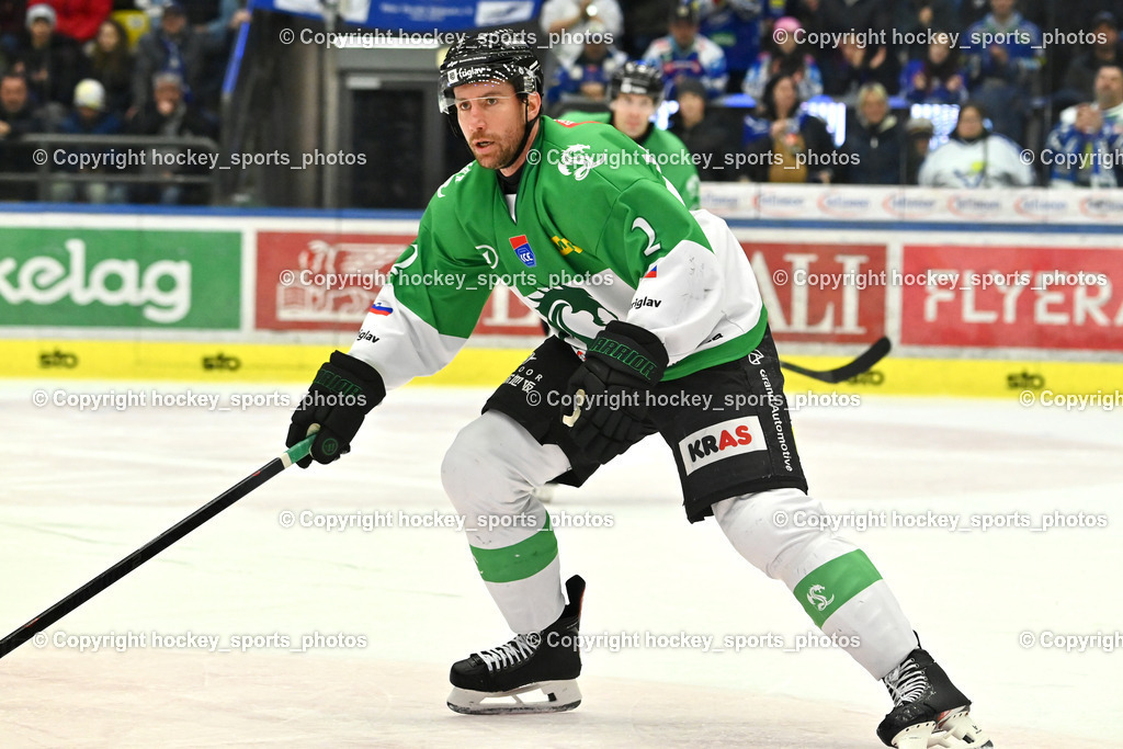 EC IDM WÄRMEPUMPEN VSV vs. Olimpija Ljubljana | #2 Andrew MacWilliam Olimpija Ljubljana, EC IDM WÄRMEPUMPEN VSV vs. Olimpija Ljubljana, EC IDM WÄRMEPUMPEN VSV vs. Olimpija Ljubljana am 01.02.2026 in Villach (Stadthalle Villach), Austria, (Photo by Bernd Stefan)