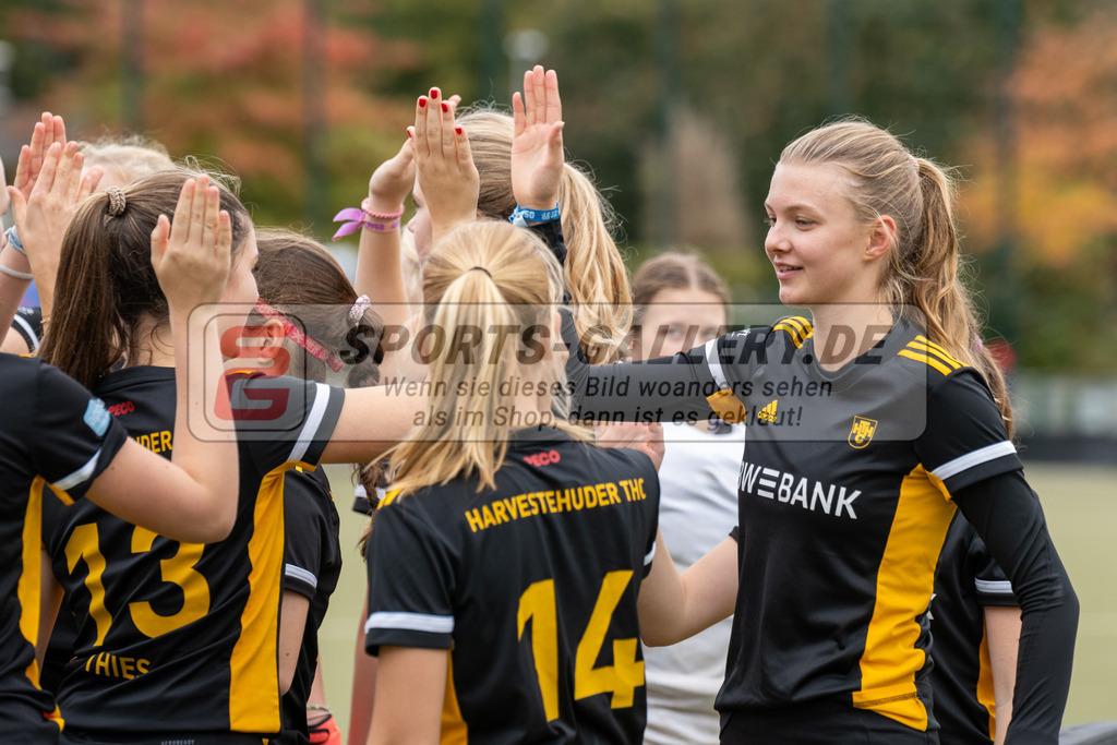 SFE_20231022_0036 | Deutsche Meisterschaft Weibliche U16 Finale Berliner HC - Harvestehuder THC am 22.10.2023 in Köln (Düsseldorfer Hockeyclub 1905 e.V.), Photo: Stephan Fehrmann 2023 (Sports-Gallery)