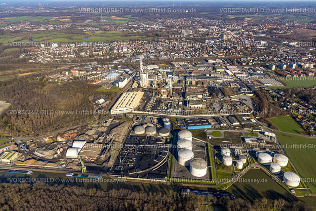 Luenen230203621 | Luftbild, Aurubis AG Werksgelände, Kupferstraße, Gahmen, Lünen, Ruhrgebiet, Nordrhein-Westfalen, Deutschland