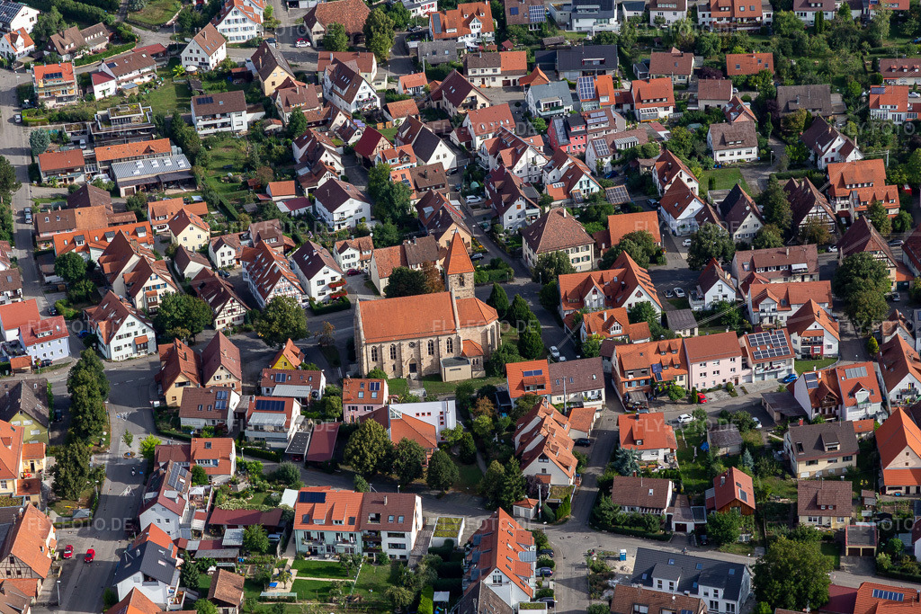 Luftbild: Kirchengebäude 