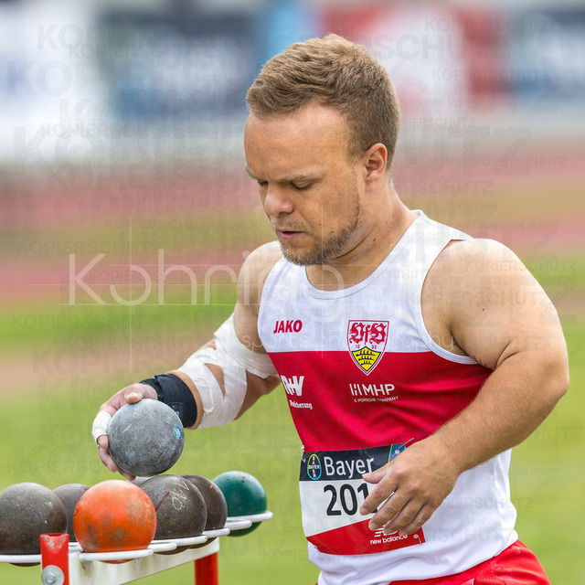 Para Heimspiel 7.0; Leverkusen, 18.07.2026 | LEVERKUSEN, GERMANY - JULY 18, 2026 : Niko Kappel (GER/VfB Stuttgart 1893) competing in the shot put during the Para Heimspiel 7.0 at Fritz Jacobi Sports Complex on July 18, 2026 in Leverkusen, Germany.