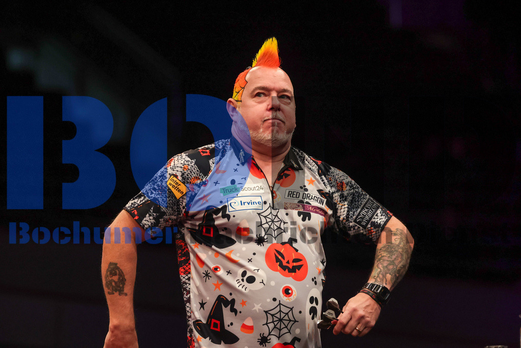  29.10.2023 - 
 | Sebastian Sendlak / Bochumer Nachrichtendienst (BOND) - PDC European Darts Championship: Viertelfinale {Persons shown} - Realisiert mit Pictrs.com