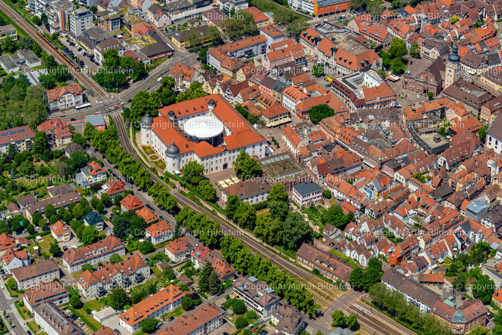 Ettlingen-1-6-23-2 | Bilder Fotos Luftbilder Luftaufnahmen Deutschland Süden Westen Schwarzwald Baden Württemberg  