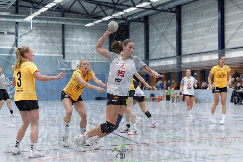Frauen Oberliga Mitte (HHV); HSG Eibelshausen/Ewersbach - HSG Wettenberg II | Frauen Oberliga Mitte (HHV); HSG Eibelshausen/Ewersbach - HSG Wettenberg II am 13.12.2025 in Steinbrücken (Sporthalle am Hammerweiher)Photo © 2025 - Jörg Heinrich - Realisiert mit Pictrs.com