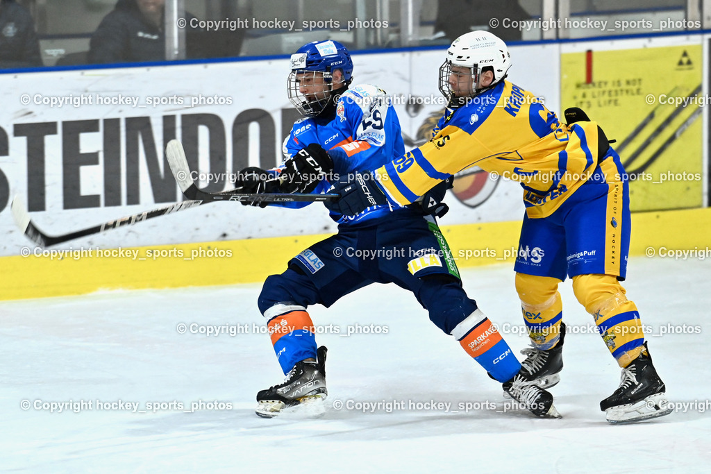 ESC SPARKASSE STEINDORF vs. EHC Althofen | #69 Kreuzer Philipp ESC Steindorf, #69 Kropiunig Arno EHC Althofen, ESC SPARKASSE STEINDORF vs. EHC Althofen, ESC SPARKASSE STEINDORF vs. EHC Althofen am 06.03.2026 in Steindorf (Ossiachersee Halle), Austria, (Photo by Bernd Stefan)