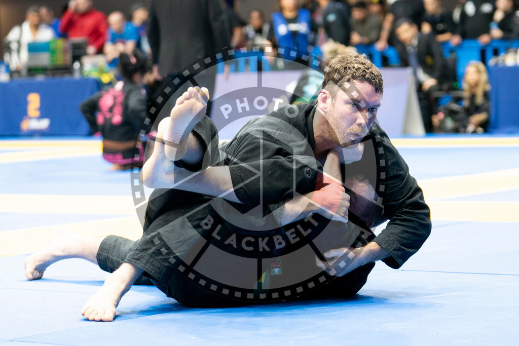 20240124PBB03413 | Fighters compete during the second day of the IBJJF European Championship in Paris, France, on January 24, 2024.