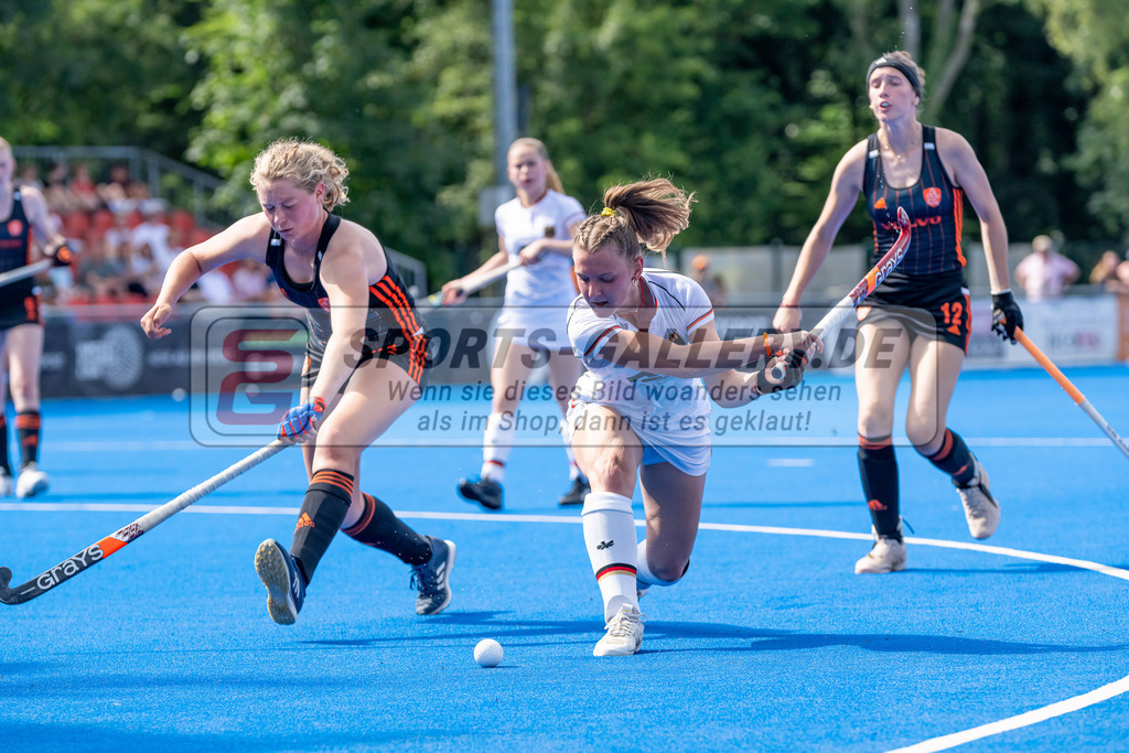 HK_20240629_102886 | WU18 Länderspiel GER - NED am 29.6.2024 Crefelder HTC, Krefeld ,
