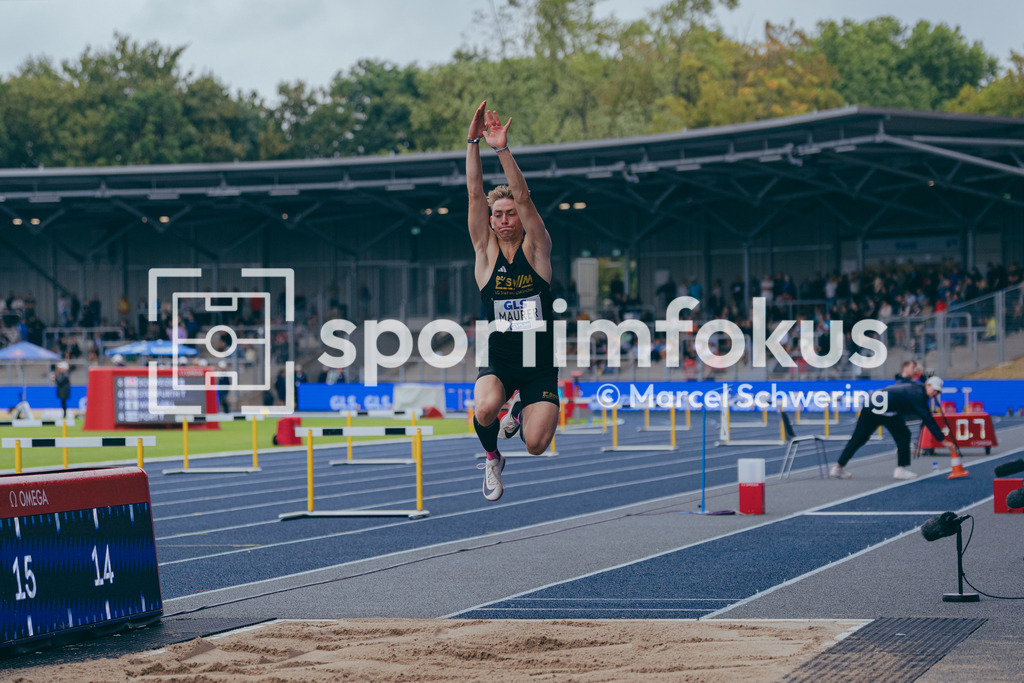 Deutsche Meisterschaften der Frauen und Männer 2026 | Benedikt Maurer, LG Stadtwerke München, Dreisprung, Deutsche Meisterschaften der Frauen und Männer 2026, Lohrheidestadion Bochum-Wattenscheid, 26.07.2026. Foto: Marcel Schwering / sportimfokus - Realisiert mit Pictrs.com