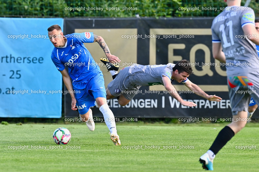 SAK vs. SV Dellach Gail 17.6.2023 | #4 Marko Gajic, #19 Philipp Werner Kofler, Flugeinlage