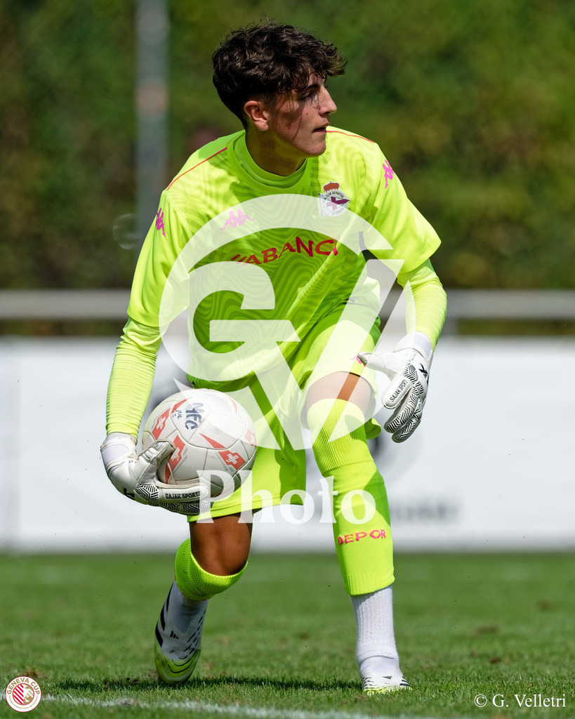 GenevaCup Group Phase - Servette FC v RC Deportivo | during the GenevaCup Group Phase match between Servette FC and RC Deportivo at Stade des Arberes in Meyrin, Switzerland