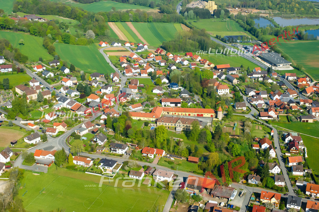 Luftbild von Trieb Lichtenfels - Luftaufnahme wurde 2008 von https://frankenair.de mittels Flugzeug (keine Drohne) erstellt - die Geschenkidee