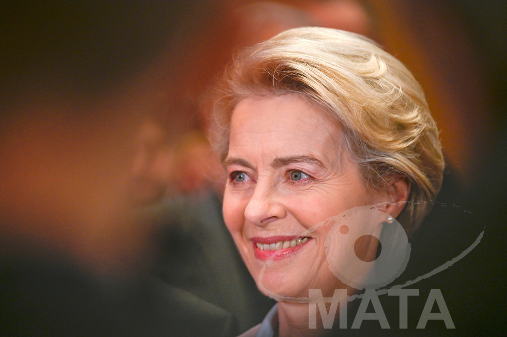 _DWI0356 | Politikerin Ursula von der Leyen beim CDU-NRW Neujahrsempfang in Düsseldorf. Düsseldorf, 28.01.2023 - Realisiert mit Pictrs.com