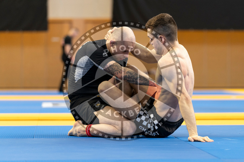 20240316PBB0333 | Athletes compete during the ADCC Eastern European Open grappling Competition in Poznan, Poland, on March 16, 2024.