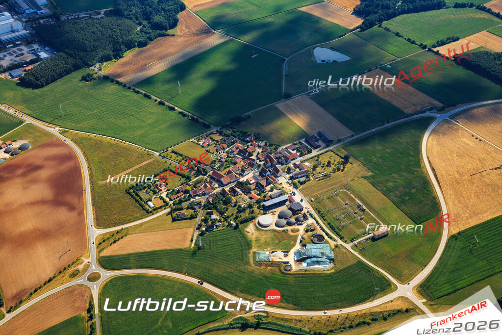 Luftbild von Dietenholz Dietenhofen - Luftaufnahme wurde 2015 von https://frankenair.de mittels Flugzeug (keine Drohne) erstellt - die Geschenkidee