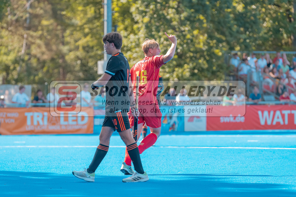 HK_20230711_101298 | Euro Hockey MU18 Spain vs Netherlands Championship Girls &amp; Boys am 11.7.2023 CHTC , Krefeld ,