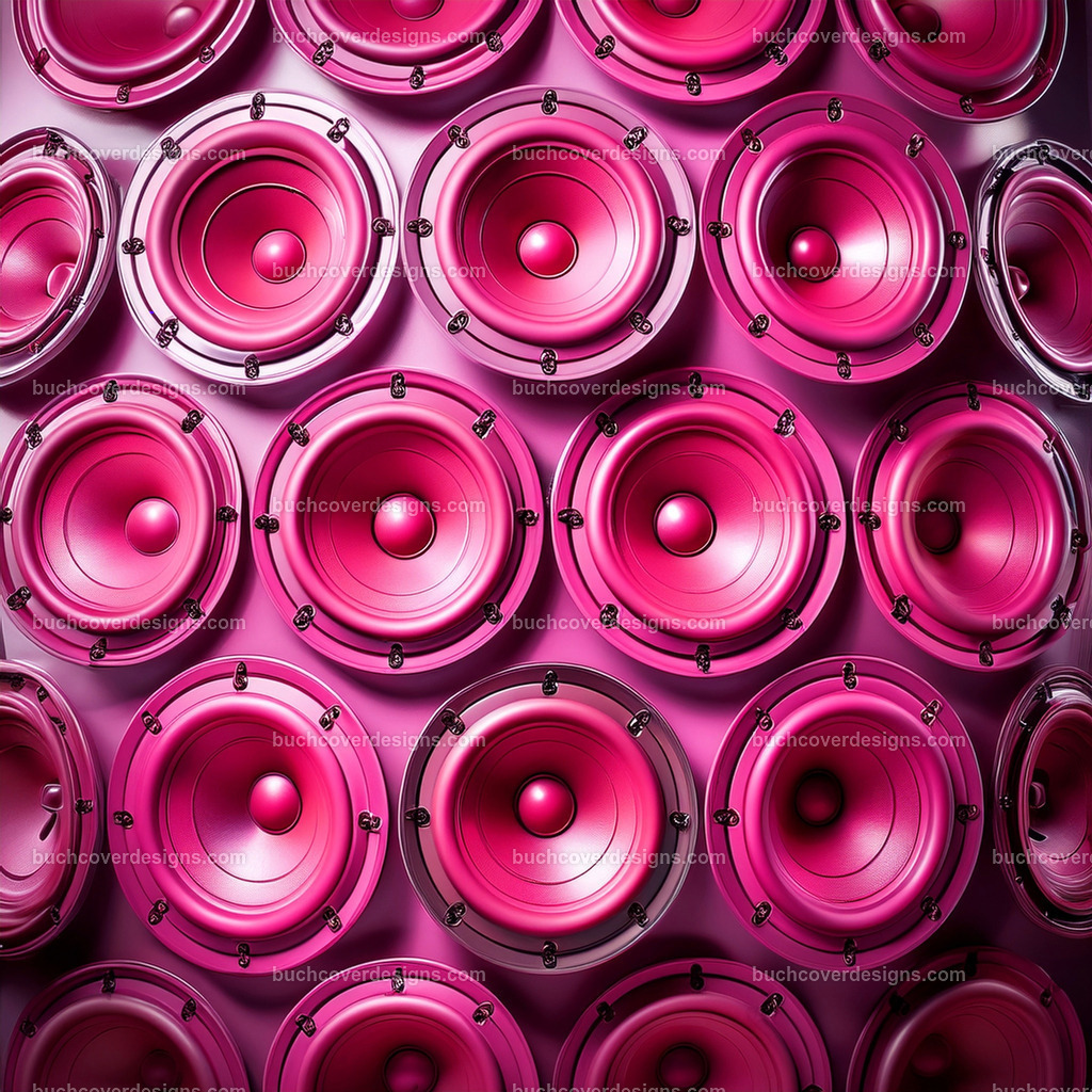Pink Music Speakers | Entdecken Sie kreative Buch Cover Designs für Self-Publishing-Autoren und Verlage! Unsere maßgeschneiderten Designs ziehen Leser an und bringen Ihre Geschichten visuell zum Leben. Lassen Sie uns Ihr perfektes Cover gestalten!