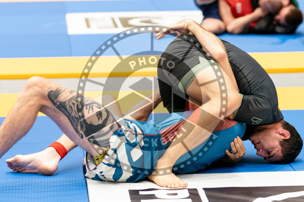 20230916PBB2901 | Fighters compete during the grappling tournement ADCC Trials (European, Middle East and African Championship) in Warsaw, Poland, on September 16, 2023.