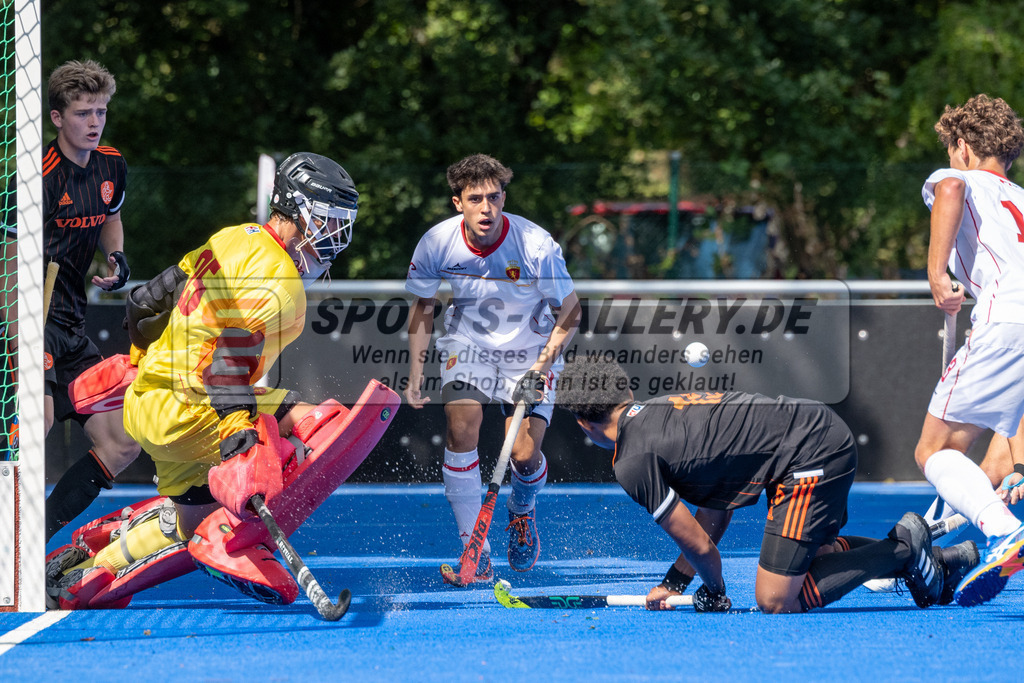 SFE_20230716_0189 | EuroHockey EM U18 Boys 3th 4th Netherlands vs Spain am 16.07.2023 in Krefeld (Gerd-Wellen-Hockeyanlage), Photo: Stephan Fehrmann 2023 (Sports-Gallery)