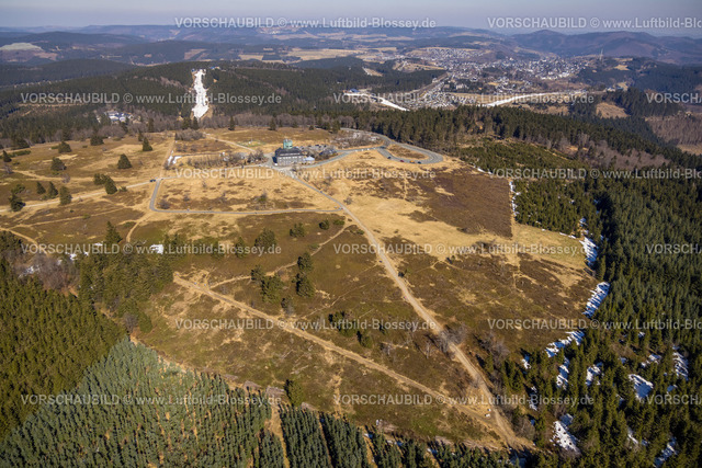 Winterberg220303585 | Luftbild, Kahler Asten Berghotel mit Fernsicht, Winterberg, Sauerland, Nordrhein-Westfalen, Deutschland