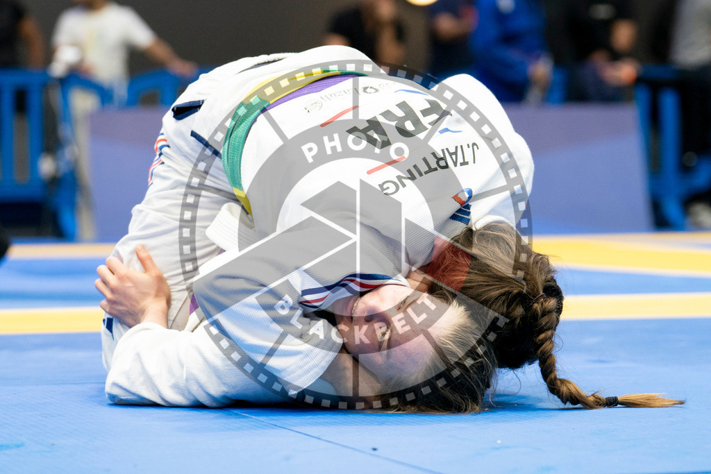 20240124PBB04457 | Fighters compete during the second day of the IBJJF European Championship in Paris, France, on January 24, 2024.