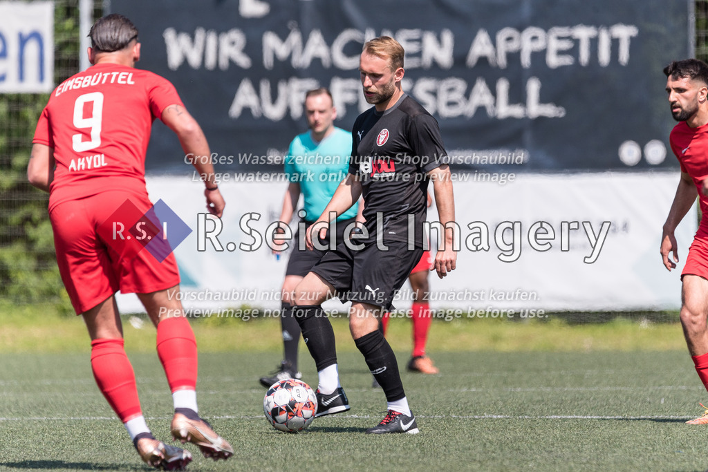 Fußball, Saison 2022/23, Aufstiegsrunde Regionalliga Nord, Eimsbütteler TV - FC Kilia Kiel, ETV-Sportzentrum Hoheluft (Hamburg), 04.06.2023, 2. Spieltag | Julius Rainer Alt (#10, Kiel)