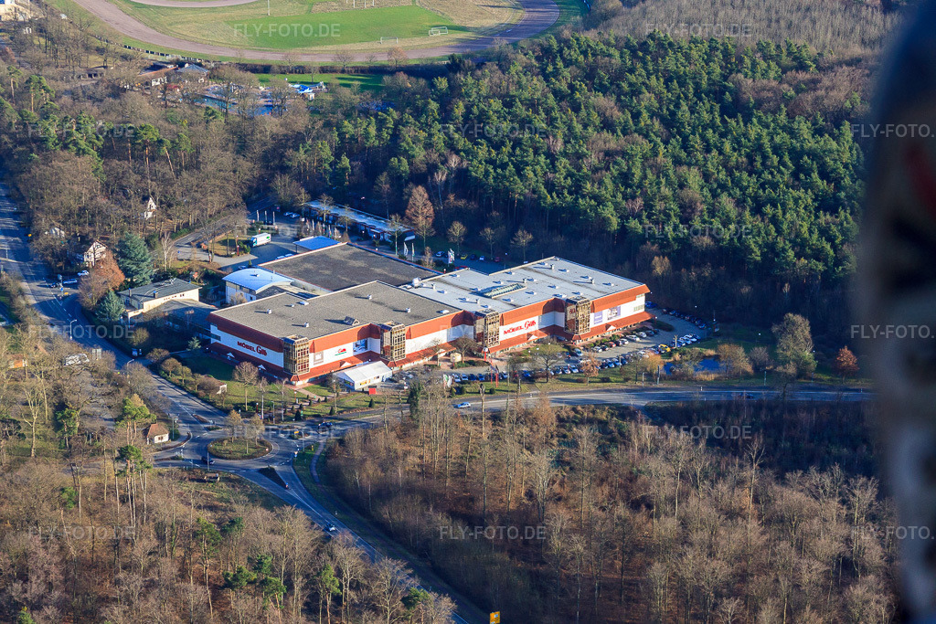 Luftbild: Einrichtungshaus Ehrmann Herxheim in Herxheim bei Landau im Bundesland Rheinland-Pfalz in Deutschland. Foto: IMG_37141.jpg vom 22.01.2011 durch Werner Riehm/FLY-FOTO.deTestimonials