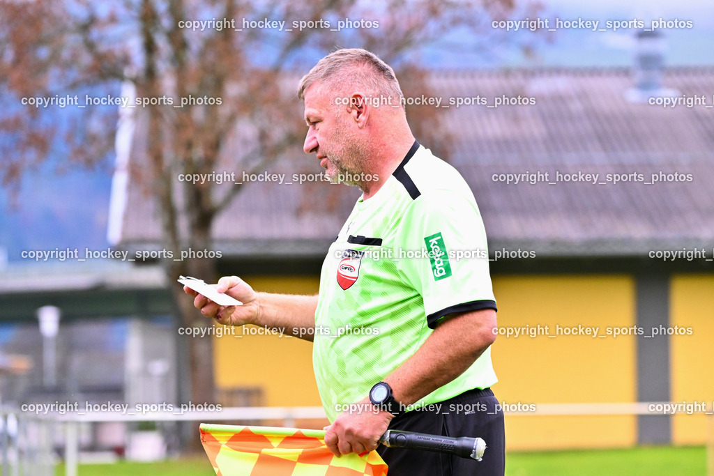 SV Rothenthurn vs. Union Matrei | Dietmar Wilfried Jaritz Referee, SV Rothenthurn vs. Union Matrei, SV Rothenthurn vs. Union Matrei am 09.11.2024 in Rothenthurn (Sportplatz Rothenthurn), Austria, (Photo by Bernd Stefan)