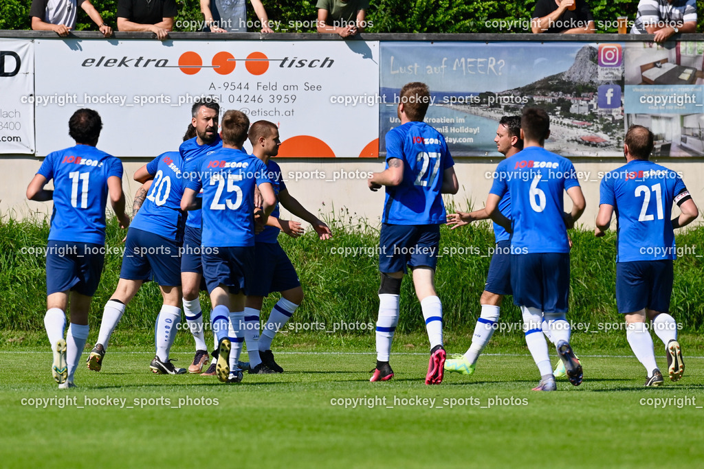 SV Afritz vs. ASKÖ Bodensdorf 20.8.2023 | Jubel ASKÖ Bodensdorf Mannschaft