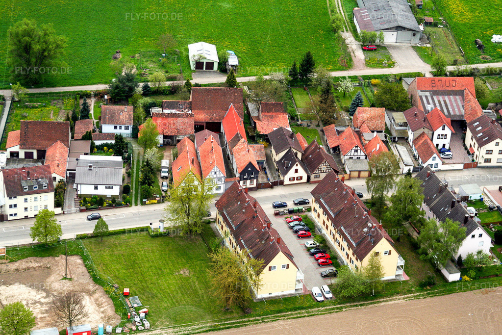 Luftbild: Kandel Saarstr in Kandel im Bundesland Rheinland-Pfalz in Deutschland. Foto: IMG_1821.jpg vom 01.05.2006 durch Werner Riehm/FLY-FOTO.de