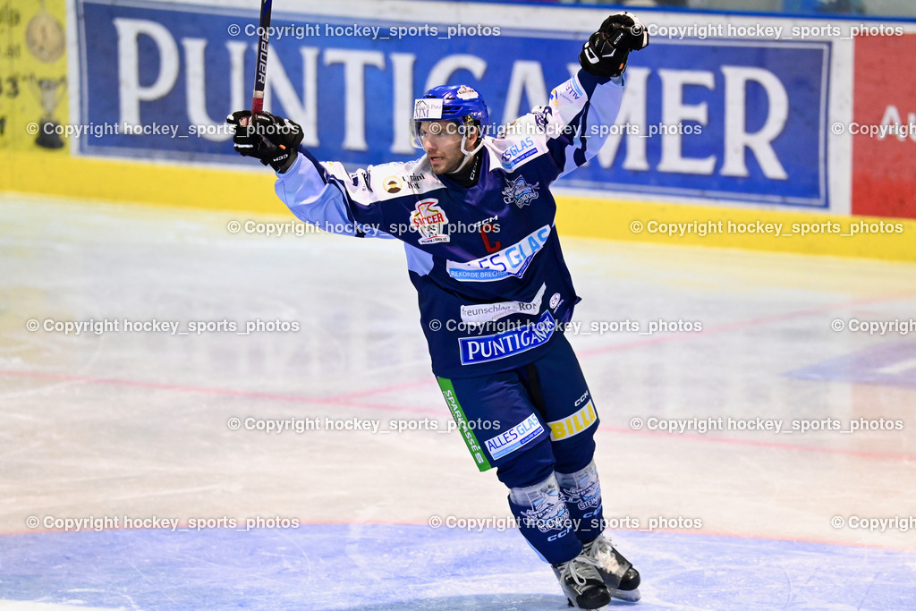 ESC Steindorf vs. MET PHOTOVOLTAIK HORNETS SPITTAL | Jubel #57 Wilfan Franz ESC Steindorf, ESC Steindorf vs. MET PHOTOVOLTAIK HORNETS SPITTAL, ESC Steindorf vs. MET PHOTOVOLTAIK HORNETS SPITTAL am 26.10.2024 in Steindorf (Ossiachersee Halle), Austria, (Photo by Bernd Stefan)