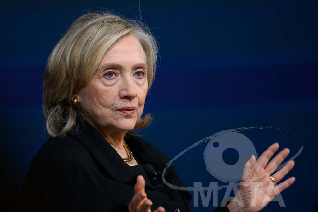 _DWA4041 | Die US-Politikerin Hillary Clinton auf der Veranstaltung Bridging Scholarship and Statecraft im Rahmen der Münchner Sicherheitskonferenz 2026. München, 13.02.2026 Bayern Deutschland  - Realisiert mit Pictrs.com